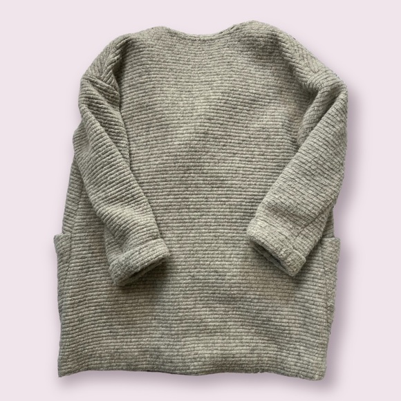 ☃️FRAME Open Knit Wool Mohair Single Breasted Sweater Shawl Collar Jacket - Picture 12 of 13